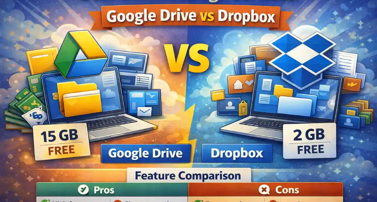 Google Drive vs Dropbox comparison