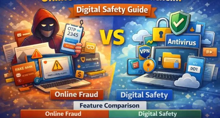 ऑनलाइन धोखाधड़ी और सुरक्षा तुलना