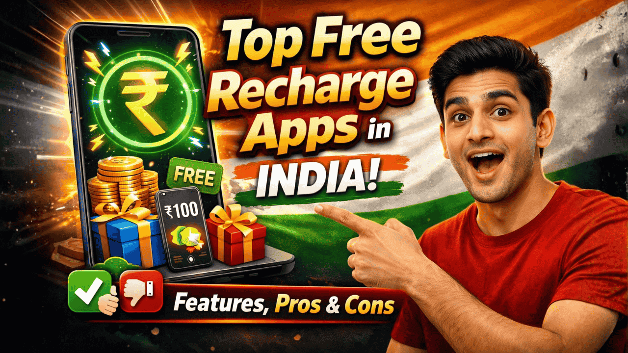 Top Free Recharge Apps in India: Features, Pros and Cons